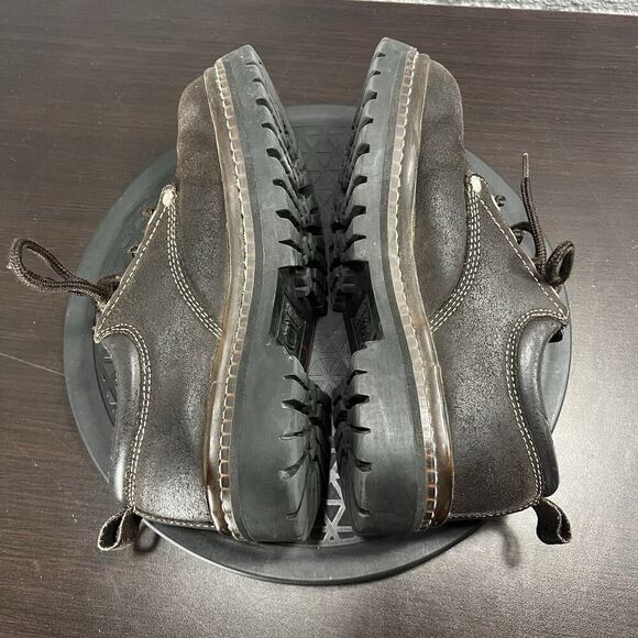 Skechers Jammers Women’s Sz US 7 Vintage Y2K Chunky Platform Brown Leather Shoes - Picture 9 of 10